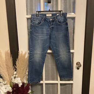 Pacsun Girlfriend Cut Cropped Denim